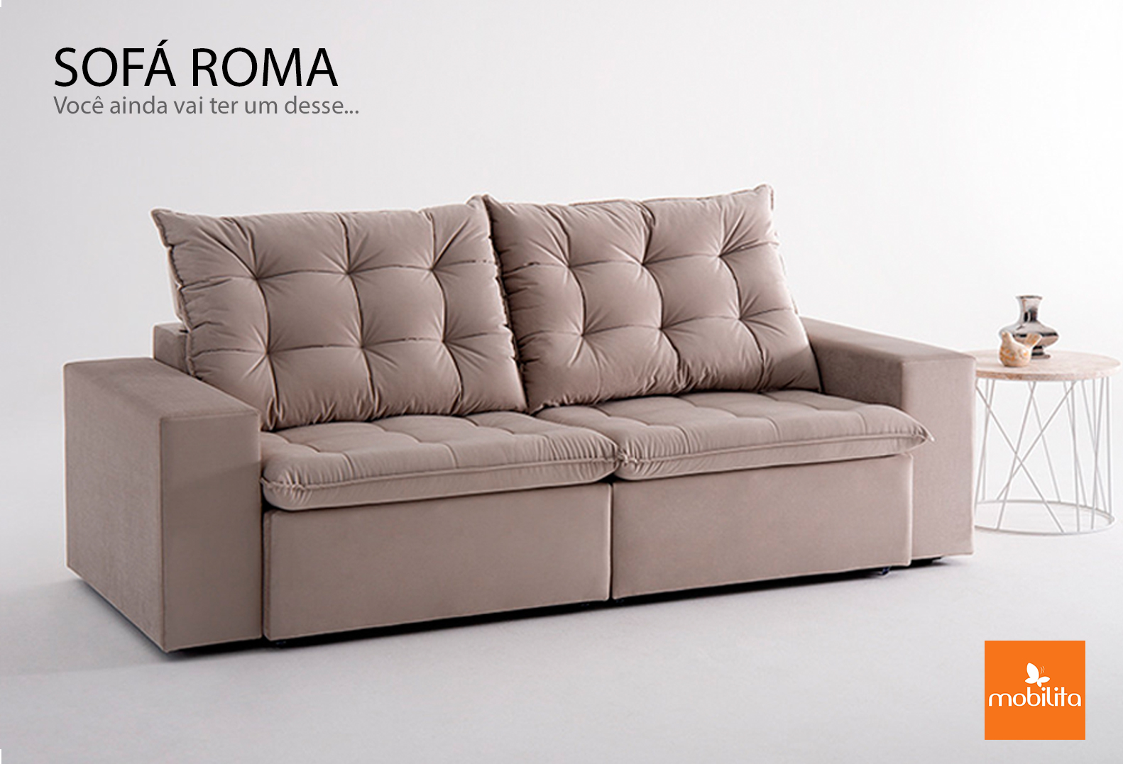 Sofá Roma - Conforto & Design